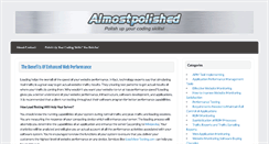 Desktop Screenshot of almostpolished.com